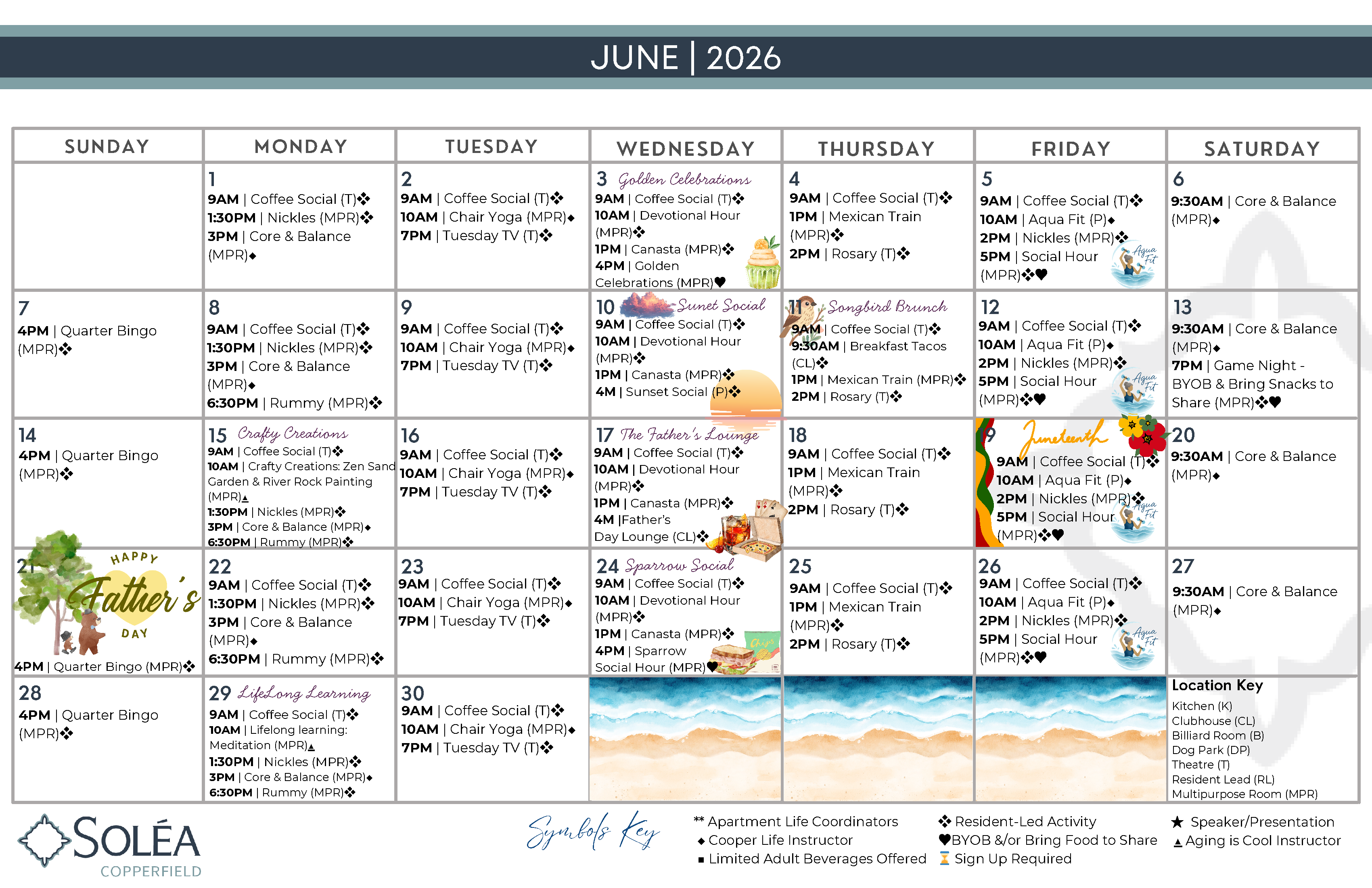 Resident Calendar Resident Calendar