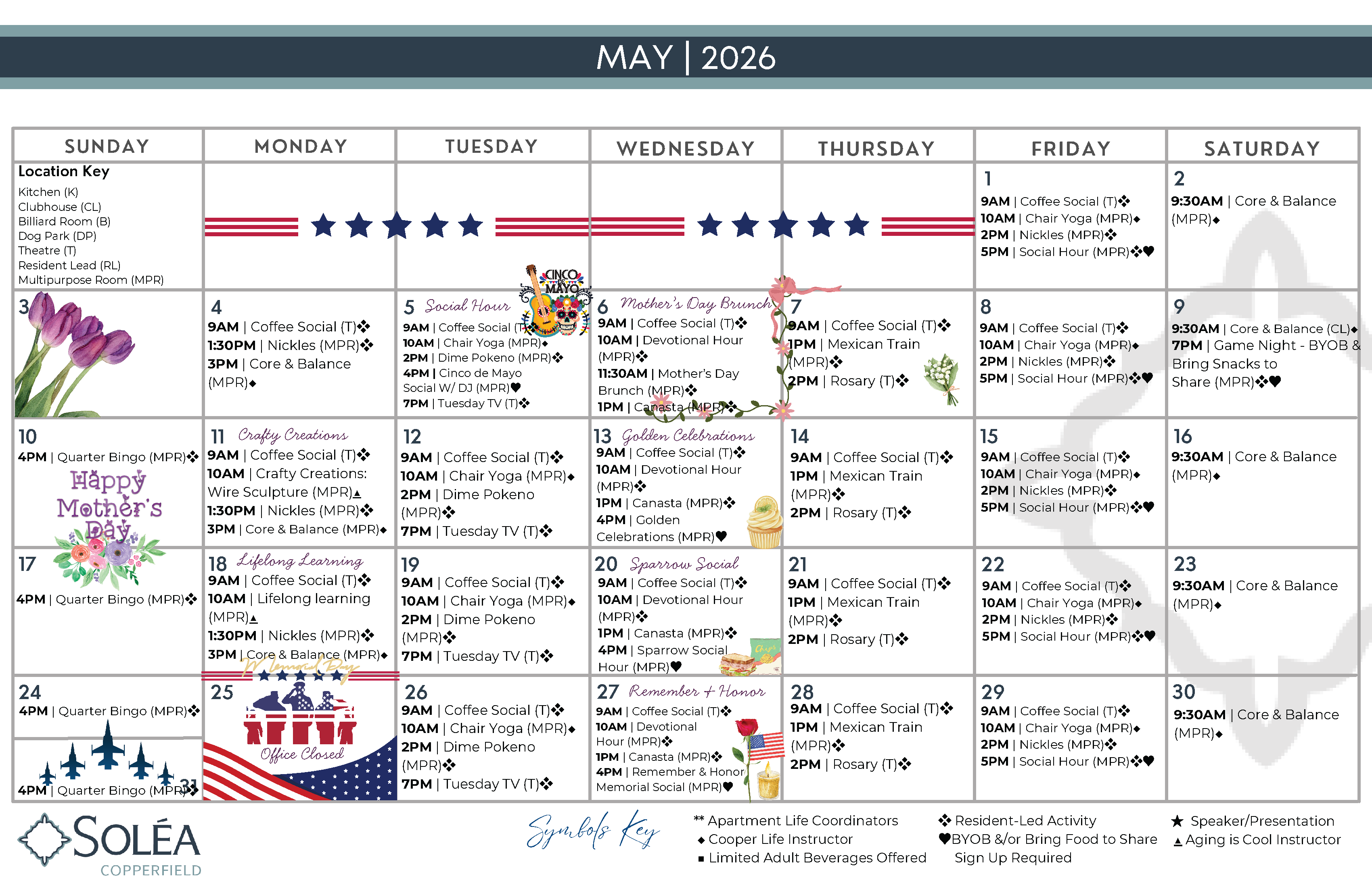 Resident Calendar